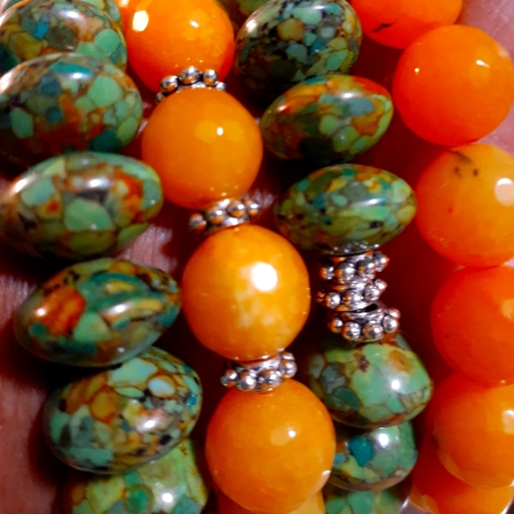 Gemstone bracelets